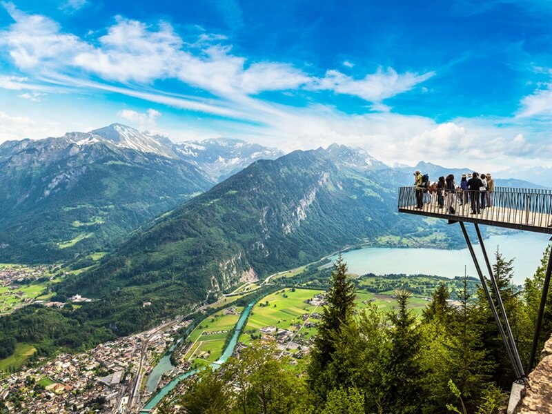 Interlaken switzerland view 