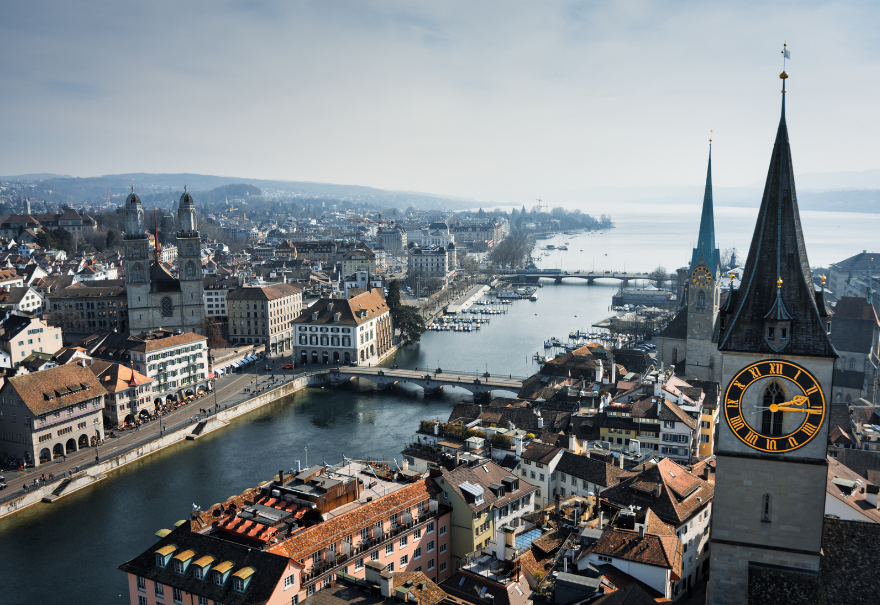 Geneva to Zurich clock chauffeur taxi